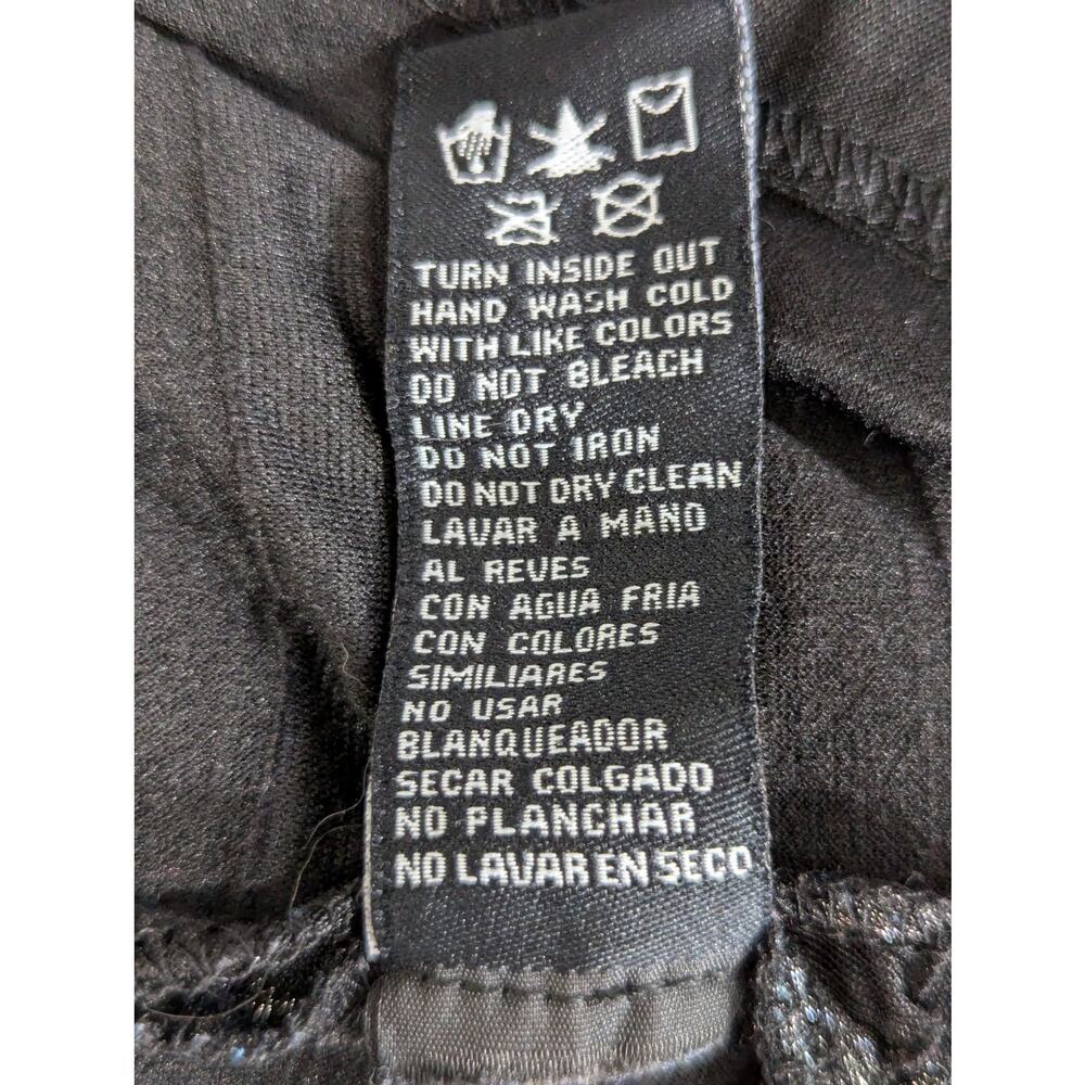 Perceptions! Black & Silver Metallic Brushed Ruff… - image 7